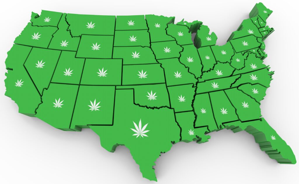 CBD, CBG, CBN, Delta 8, THC-O, Delta 9 & HHC Legality by State