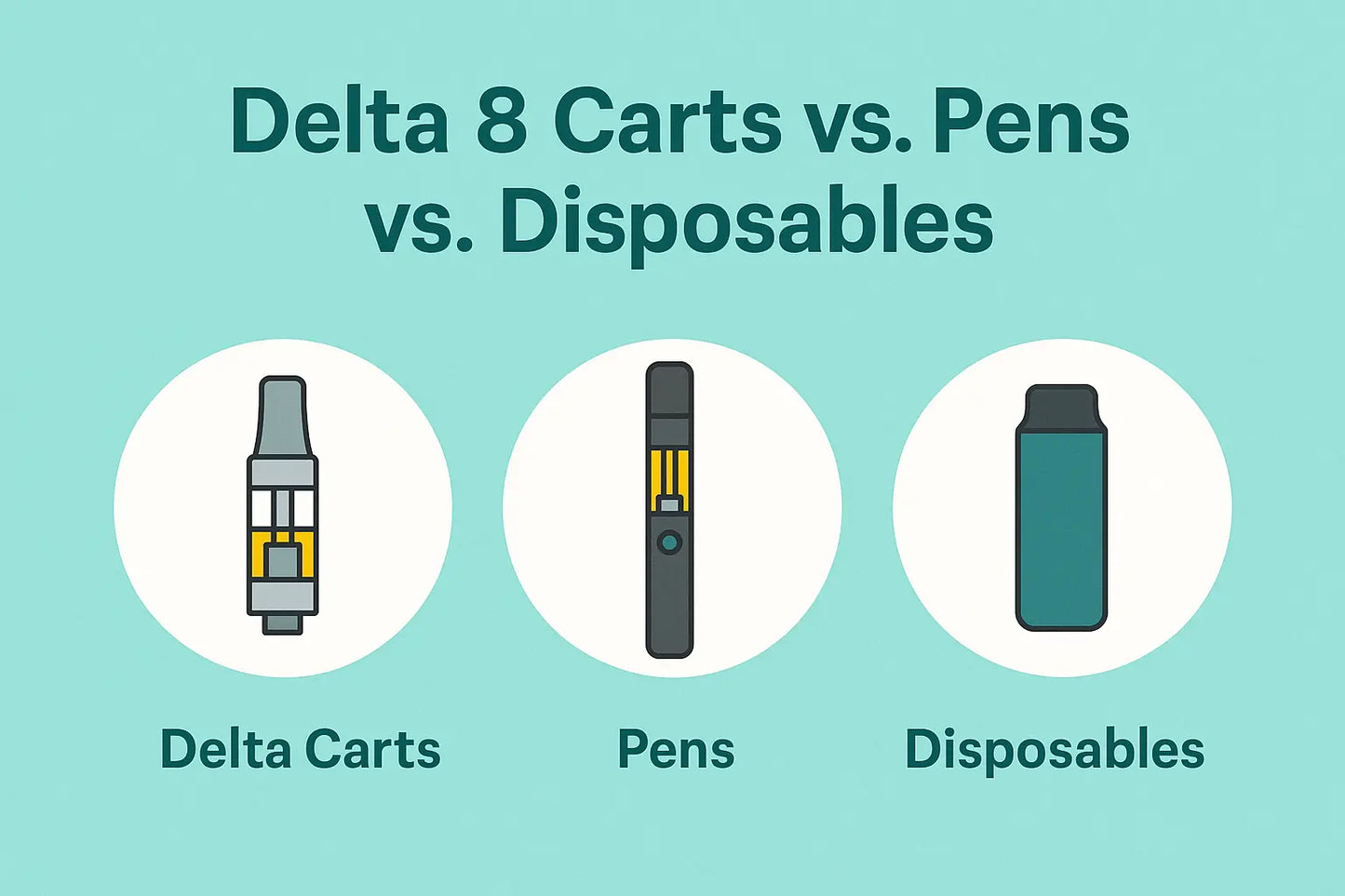 Delta 8 Carts vs. Pens vs. Disposables