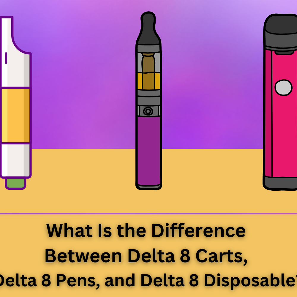 What Is the Difference Between Delta 8 Carts, Delta 8 Pens, and Delta 8 Disposable?