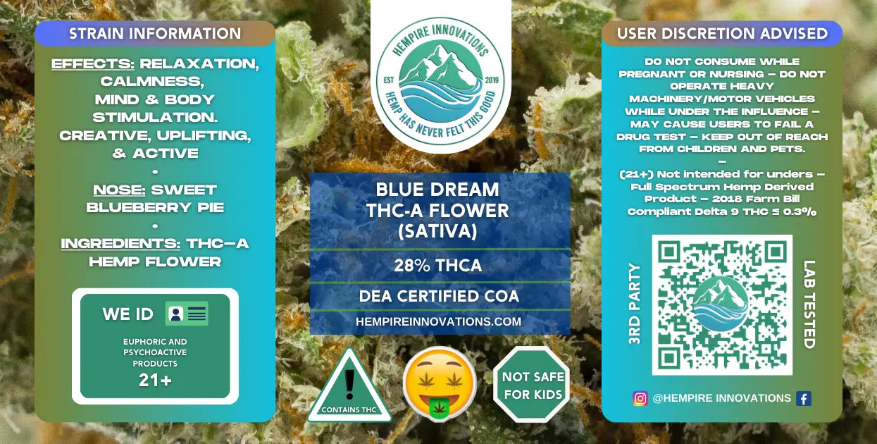 Thca Vape Cartridge Blue Dream For Sale Blue Dream THCa Flower | THCa  Wilmington NC