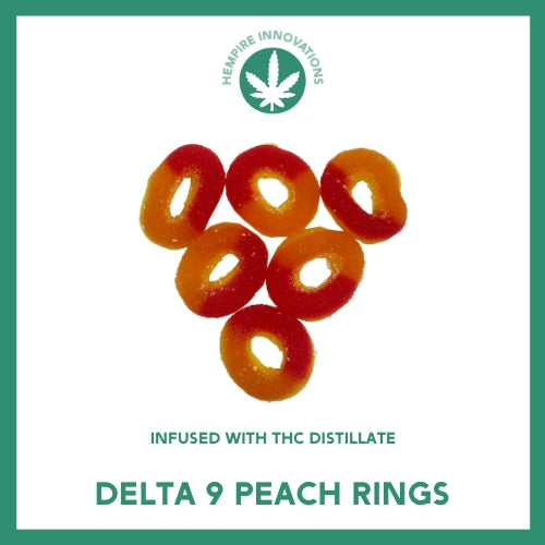 Delta 9 Peach Rings Delta THC Indica Delivery Wilmington NC
