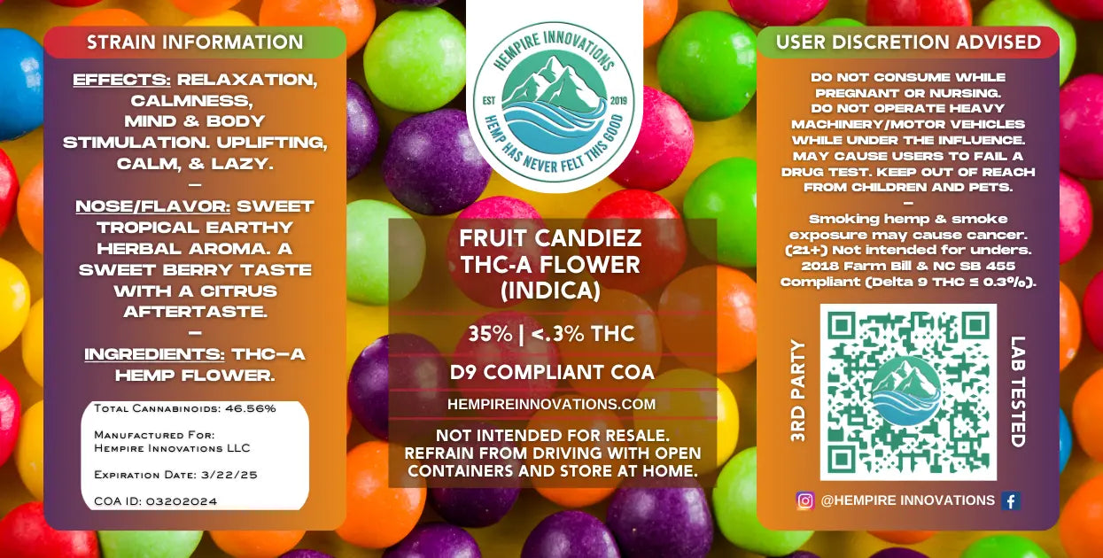 Fruit Candiez THCa Flower | THCa Wilmington NC | THC-A