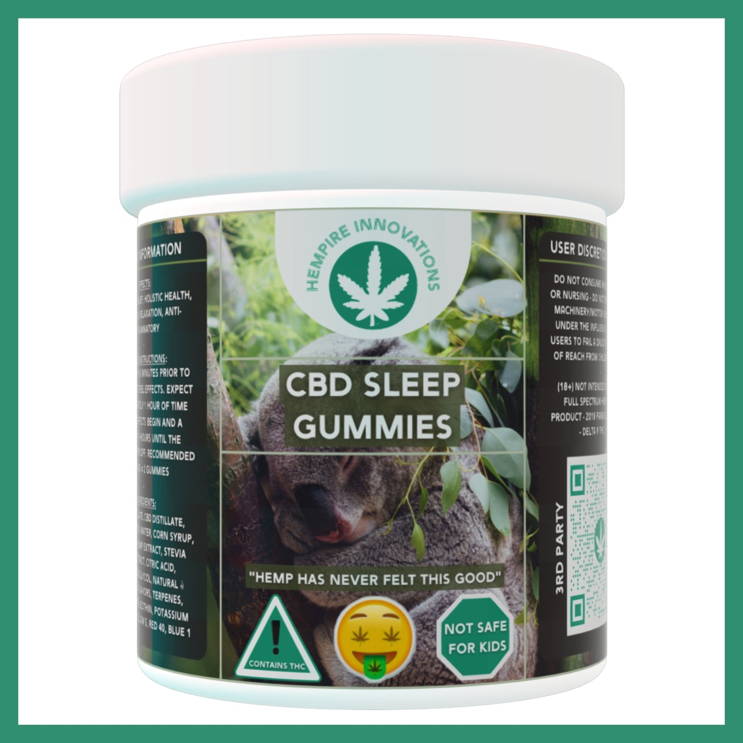 CBD Sleep Gummies | Melatonin Alternative | Jar Image