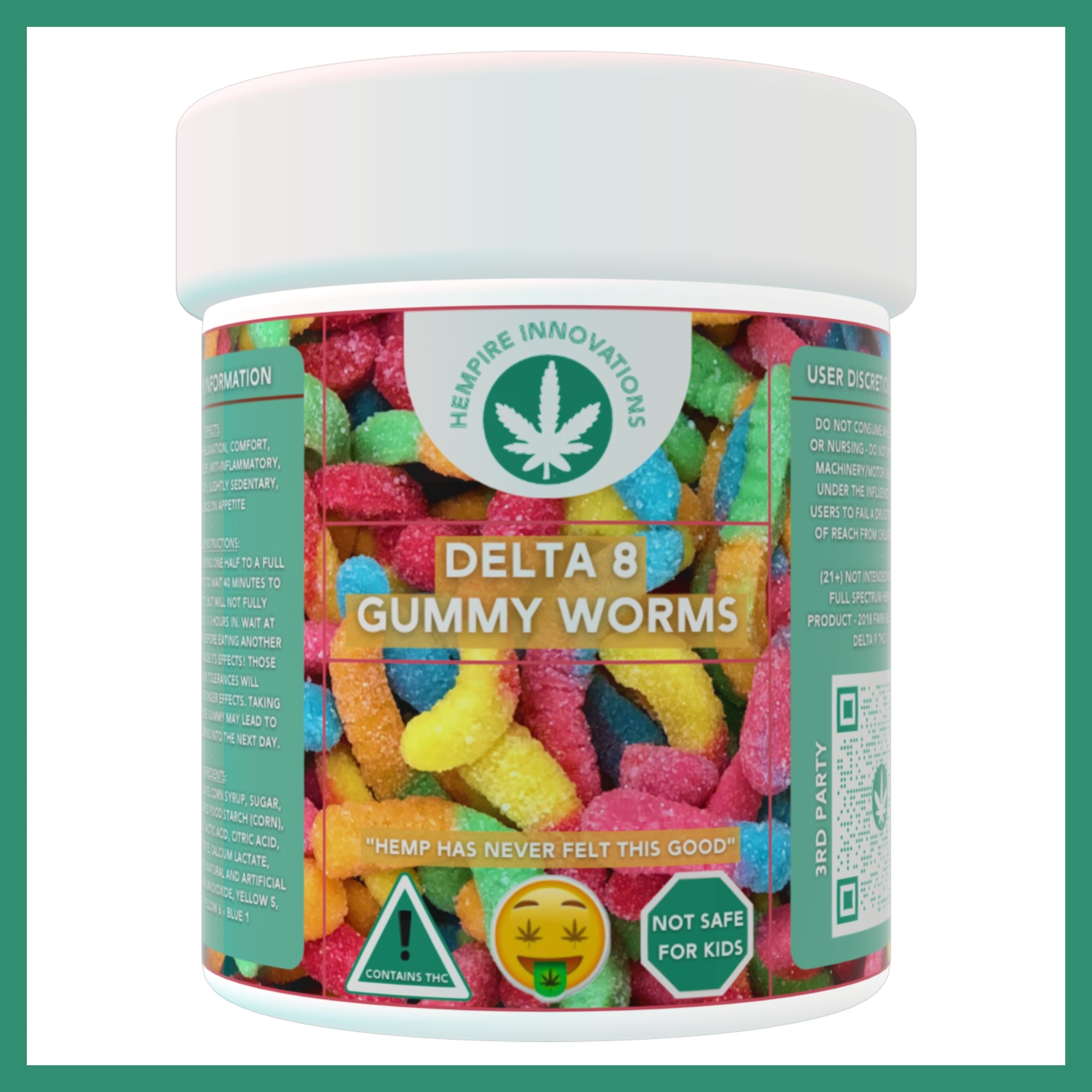 Delta 8 Gummy Worms Delta 8 Wilmington NC Dispensary Hempire