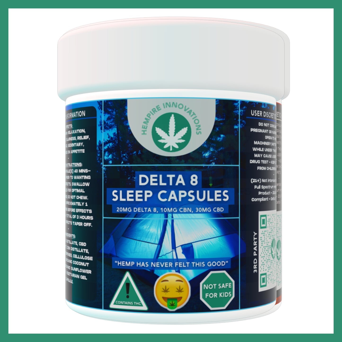 
                  
                    Delta 8 Sleep Capsules
                  
                