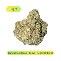 Lemon Pound Cake Sativa Top Shelf Exotic THCa Flower - THC-A Hemp Buds