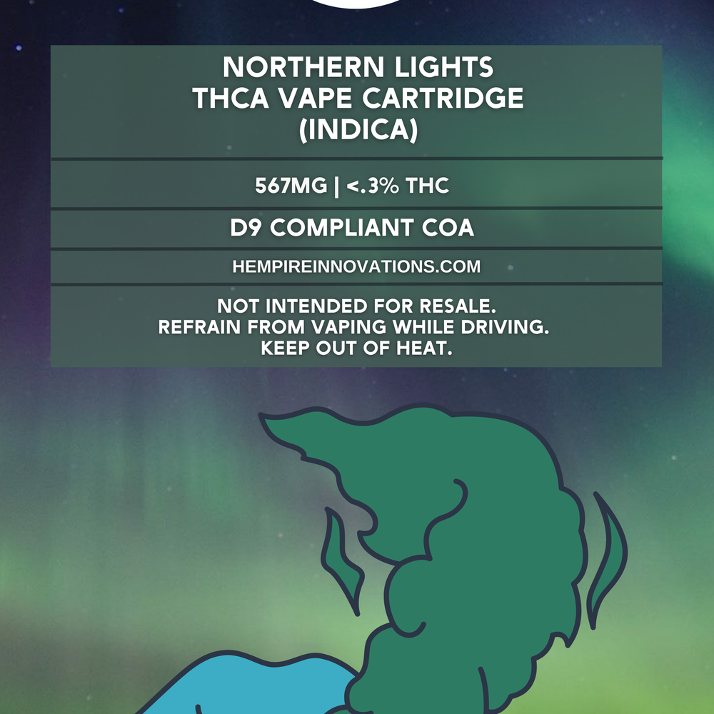 
                  
                    Northern Lights THCa Vape CartCard Front-
                  
                