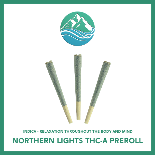 
                  
                    THCA Preroll | Northern Lights - Indica Strain | 1.3 Grams
                  
                