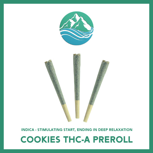 Cookies Indica THCA Preroll (PF)