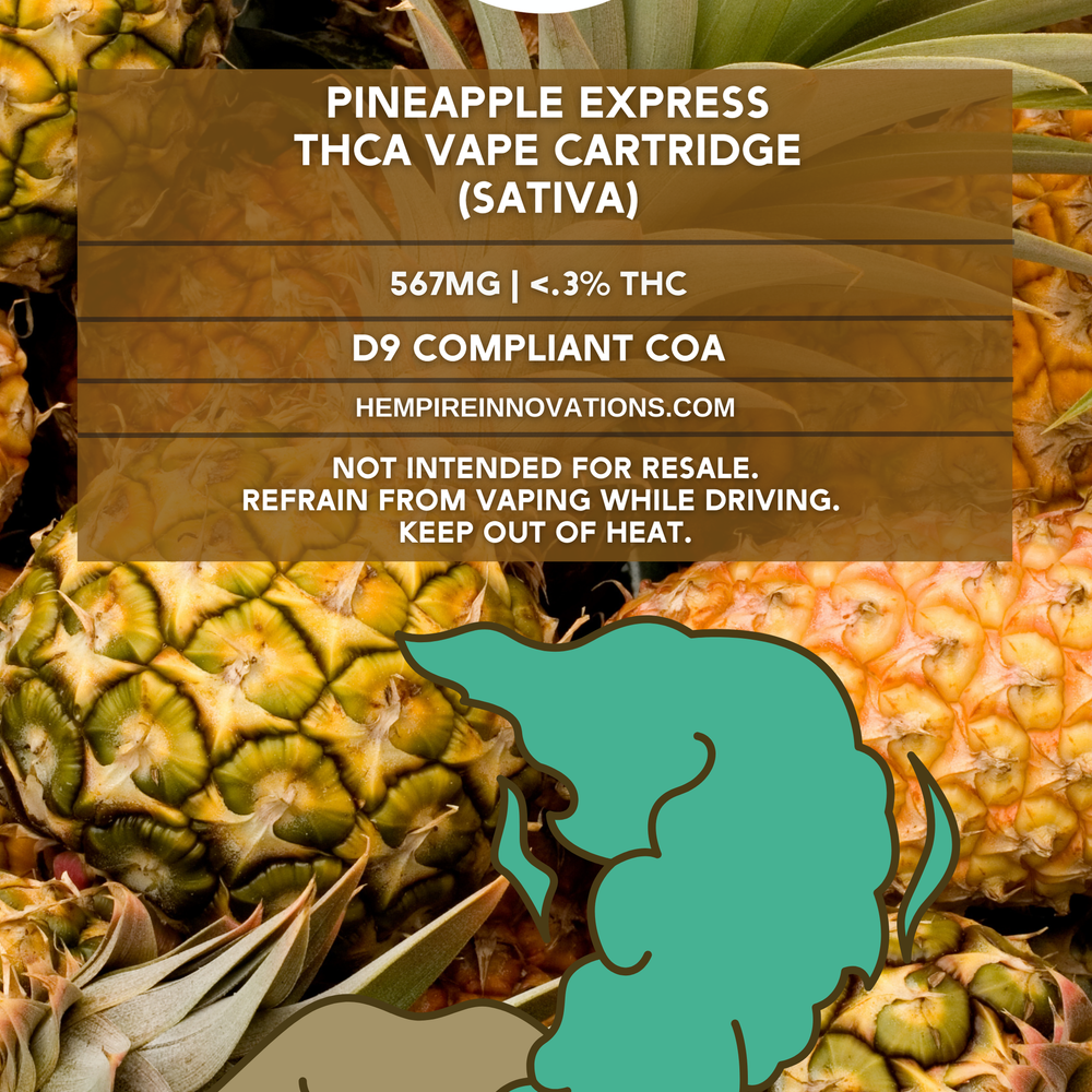 
                  
                    Pineapple Express THCa Vape CartCardF ront
                  
                