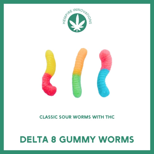 
                  
                    Delta 8 Gummy Worms
                  
                