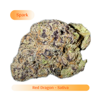 Red Dragon Sativa Exotic THCa Flower - THC-A Hemp Buds