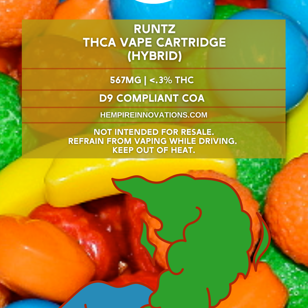 
                  
                    Runtz THCa Vape CartCard Front
                  
                