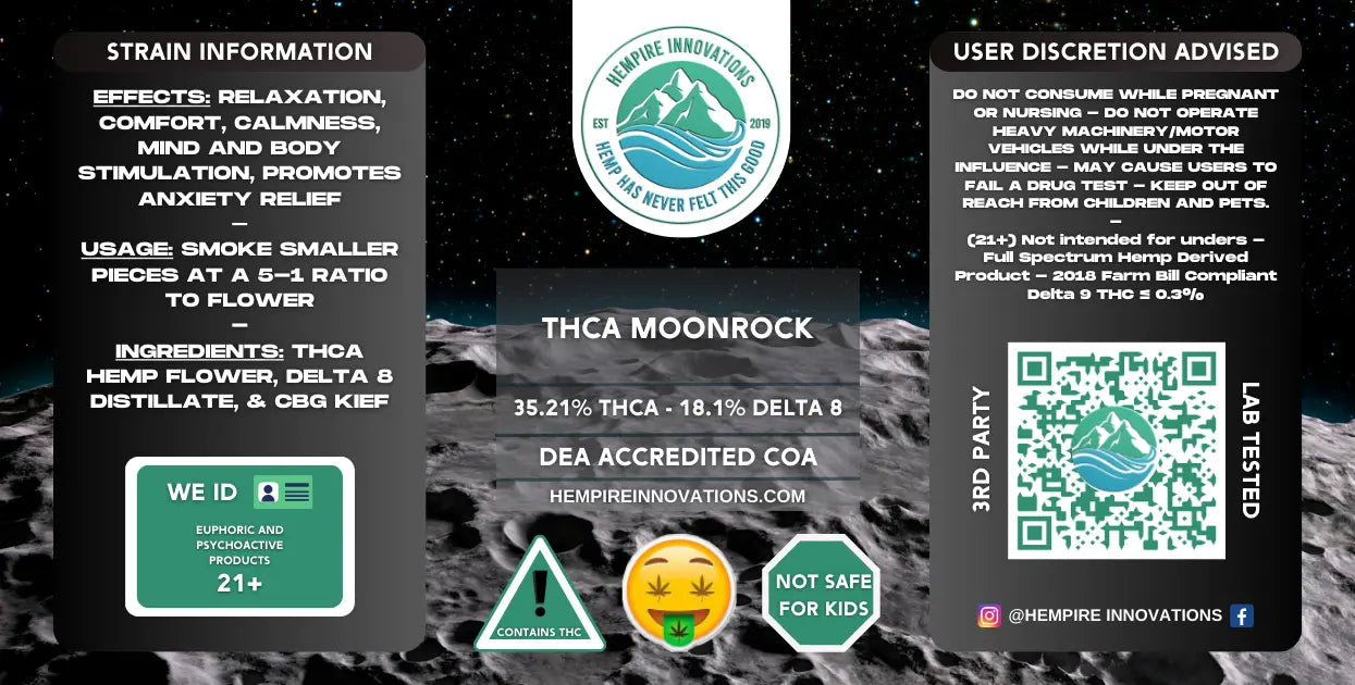 
                  
                    THCa Moonrocks | 35% THC-A
                  
                