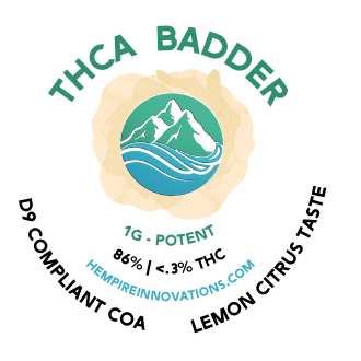 THCa Badder Puck Label