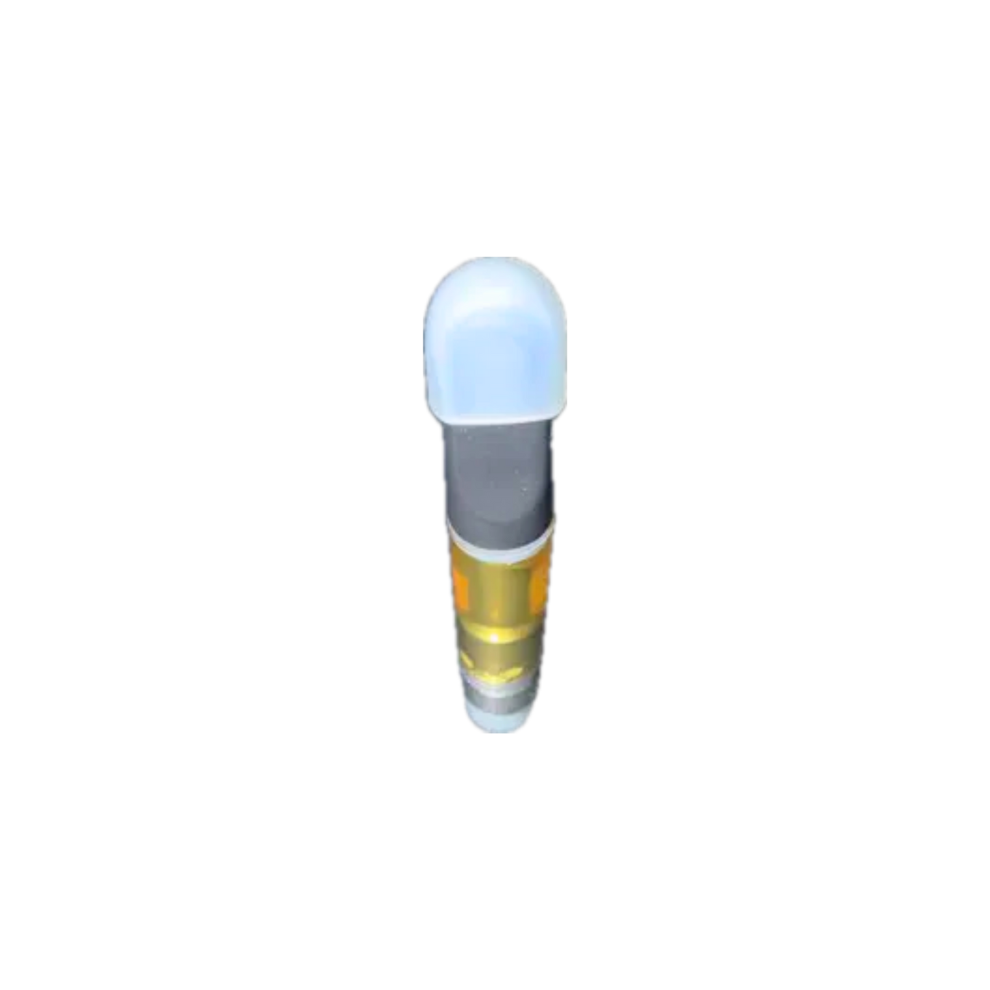 THCa Live Resin Vape Cartridge | 1 ML THC-A cart with clear top, gold oil chamber, and sleek black design for a premium vaping experience.