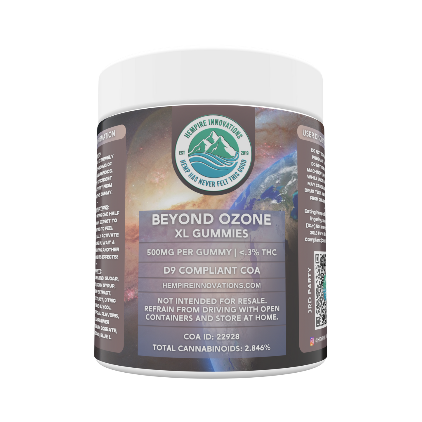 Ozone THC XL Gummies | 151 or 500mg