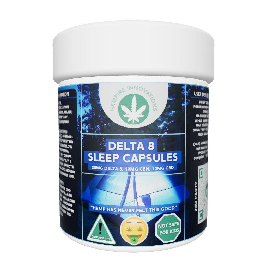 Delta 8 Sleep Capsules | Delta 8 Wilmington, NC | Delta THC – Hempire ...