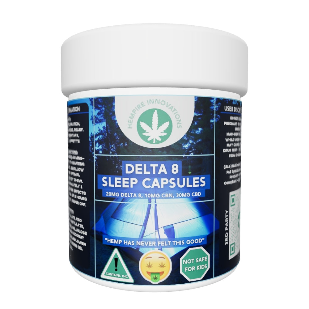 Cápsulas para dormir Delta 8 