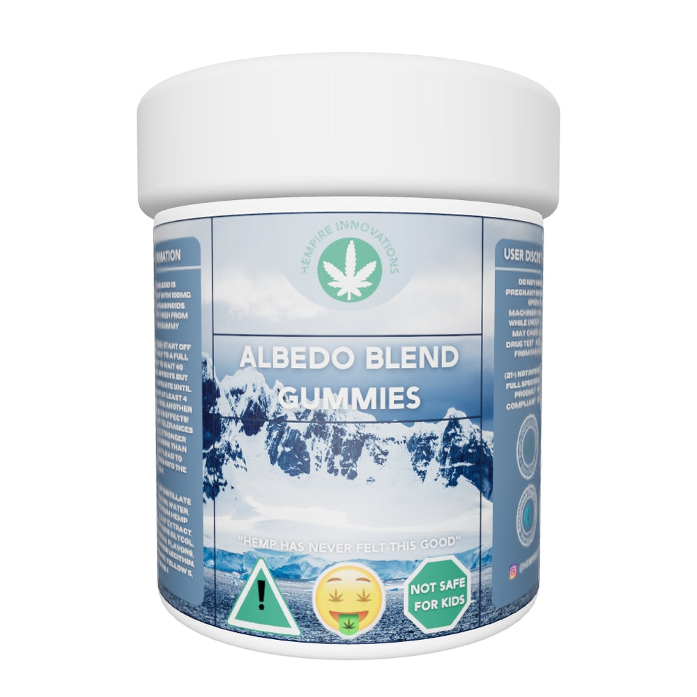 
                  
                    Load 3D model into Gallery viewer, Our Albedo Blend THC Gummies are our most sativa-like blend.  They&amp;#39;re infused with Delta 8, THC-O, HHC, Delta 9 &amp;amp;  for strong, uplifting synergy. Buy Now from Hempire Innovations
                  
                